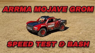 Arrma Mojave Grom Unboxing Speed Test amp Bash [upl. by Iinden]