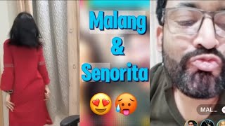 Malang amp Senorita 🥵 live TikTok Match 🤯 punishment 😂🫣senorita malang tiktoklivematch [upl. by Oira934]