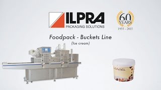 Foodpack Buckets Line  Ilpra  Ice Cream [upl. by Imoyn594]