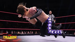 Jack Perry TNT Champion faces off with Christopher Daniels  91424 AEW Collision [upl. by Kape]