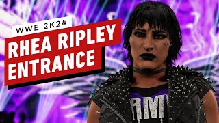 WWE 2K24 Rhea Ripley Full Ring Entrance [upl. by O'Rourke]