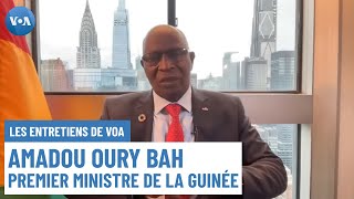 Entretien exclusif avec le Premier ministre guinéen Amadou Oury Bah [upl. by Lekim]