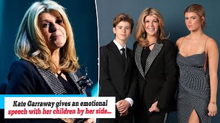 NTAs 2024 Kate Garraway gives an emotional speech with her children by her side as she accepts [upl. by Lebana926]