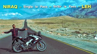 Zankar to leh via lingshed  Ladakh ride 2024  EP 5 [upl. by Ahsiemac]