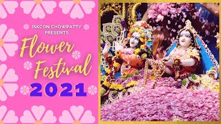 Flower Festival 2021 highlights ISKCON Chowpatty [upl. by Nadirehs734]