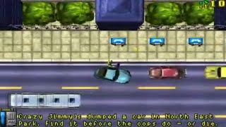 Grand Theft Auto  DOS  The First GTA Game Ever DMA Design 1997 [upl. by Wildermuth377]