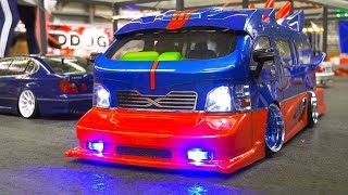 AMAZING RC MODEL DRIFT BUS IN DETAIL AND MOTION RC DRIFT CAR ACTION [upl. by Thanh]