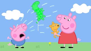 Peppa Pig English Episodes  Georges New Balloon Peppa Pig Official [upl. by Yesac]