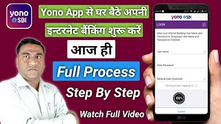 How to Create Sbi Yono internet Banking  How to Use Yono Sbi App  Yono By Sbi [upl. by Hoeg]