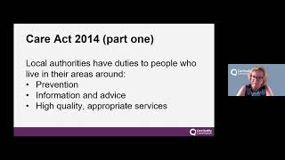 CQC webinar  Local Authority Assurance and Integrated care systems oversight [upl. by Winter]