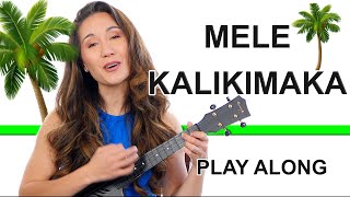 Mele Kalikimaka Ukulele Play Along [upl. by Xantha833]