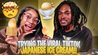 TRYING THE VIRAL TIKTOK ICE CREAM [upl. by Stochmal]