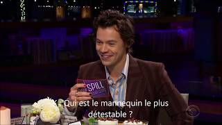 Harry Styles et Kendall Jenner jouent aux quotVomit tes tripesquot chez James Corden  VOSTFR PARTIE 2 [upl. by Ulberto]