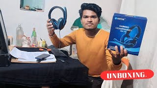 Matlek Gaming Headphones With Mic Unboxing Medipanch [upl. by Eseer]