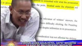 Ampatuan Jr wants Judge SolisReyes to inhibit [upl. by Menzies]