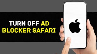 How to Turn Off Ad Blocker Safari iPhone 2024 FULL GUIDE [upl. by Eivi]