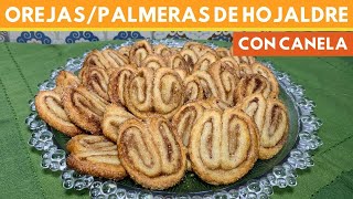 Paso a Paso para hacer OrejitasPalmeras HOJALDRADASCocina de Addy [upl. by Ilysa]