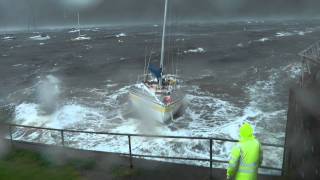 Yacht in Storm 1 [upl. by Ettenahs]