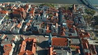 Toruń Stare miasto z lotu ptaka 1 [upl. by Mayrim565]