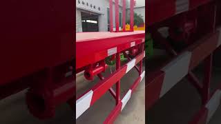 semitrailer lowbody HeavyDutyLowboy 50Ton60Ton LowbedTrailerTransport Mechanical Ladder [upl. by Nalor441]