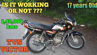 Tvs Victor Old ModelWalkaround17 Years old vehicleBvjTech [upl. by Jacob481]