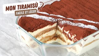 Le MEILLEUR TIRAMISU FACILE et LÉGER  Recette des Biscuits Cuillère quotMaisonquot [upl. by Anilag]