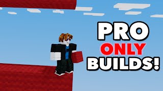 Roblox BedWARS  Do These BUILDS TO BE PRO [upl. by Heddi244]