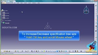 CATIA PART DESIGN  Specification Tree [upl. by Enivid]