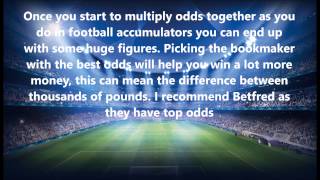 How To make Money On Sports With Betfred [upl. by Nyladnohr]