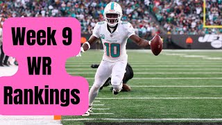 Week 9 WR Rankings Fantasy Football 2024 [upl. by Janeta]