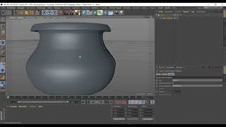 Cinema4D Splines LATHE Vase DG8 [upl. by Lleira311]