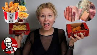 KFC VEGA NUGGETS KÓSTOLÁS amp MUKBANG I Eltörtem az ujjam [upl. by O'Mahony]