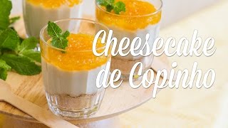 quotCheesecakequot Vegana de Damasco no Copinho [upl. by Resneps]