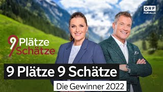 9 Plätze 9 Schätze  die Gewinner 2022 [upl. by Redienhcs]