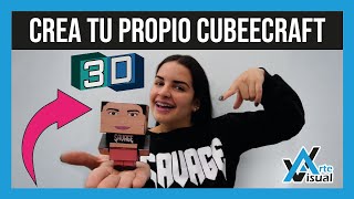 COMO HACER TU PROPIO MUÑECO DE PAPEL ✅ CUBEECRAFT [upl. by Bugbee]