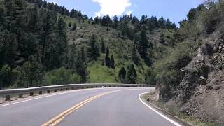 Eldorado Canyon to Golden Gate Canyon Park Colorado Drive Time Lapse [upl. by Armyn24]