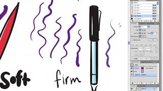 Wacom pen tip feel in Adobe Illustrator [upl. by Alenoel]