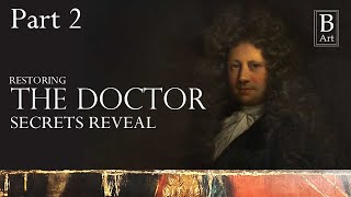 Cleaning a 17th Century oil painting  The Doctor Part 2  paintingrestoration [upl. by Levey]