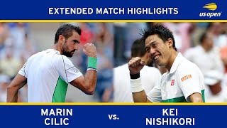 Extended Highlight Kei Nishikori vs Marin Cilic  2018 US Open QF [upl. by Eberle185]