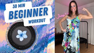 30 Minute LowImpact Rebounder Workout For Beginners  Stretch Cardio  Strength 1018 [upl. by Yendahc368]