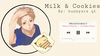 Milk amp Cookies• Melanie Martinez  Haikyuu text  Part 214  Angst  Kenjirou Shirabu [upl. by Aveer892]