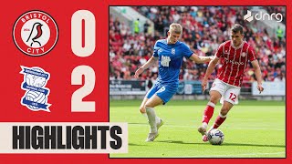 Bristol City 02 Birmingham City  Highlights [upl. by Ikkiv]