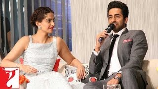 QampA with Ayushmann Khurrana amp Sonam Kapoor  Bewakoofiyaan [upl. by Razid]