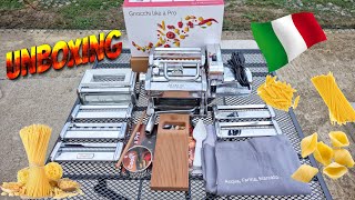 Marcato Atlas 150 Italian Pasta Maker  Electric Motor  Accessories amp Gnocchi like a Pro  Unboxing [upl. by Andrade]