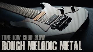 Rough Melodic Metal  8 String Djent MIX [upl. by Jandel]