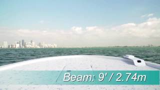 Shallow Sport 25 X3 w1 x ETEC G2 300hp 2017 Test Video  By BoatTESTcom [upl. by Lesiram148]