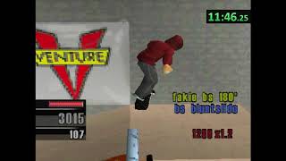 Thrasher Skate and Destroy PAL 1211 New Game Console Speedrun World Record [upl. by Aihk229]