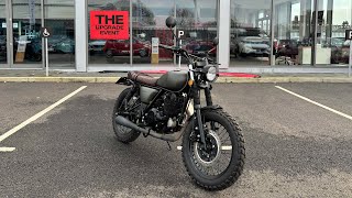 Mutt Hilts 250 Scrambler  retro green scrambling motorcycle [upl. by Cohla]