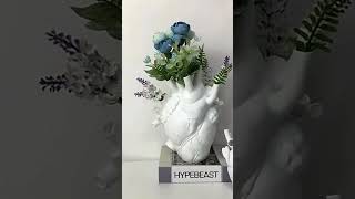 Heart Vase Dry Pot Art [upl. by Queenie]