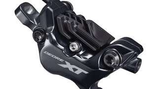 Unboxing the Shimano Deore XT 4 pot caliper br m8120 [upl. by Enorel]